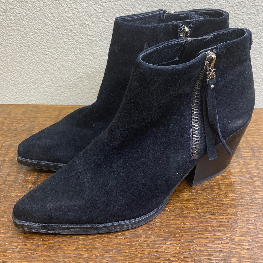 Sam Edelman Walden Suede Booties NWOT Size 5.5